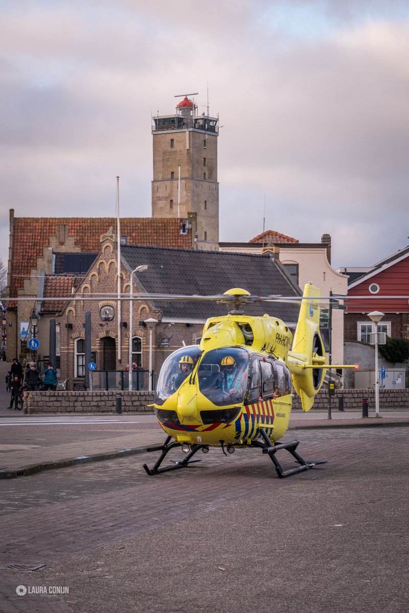Ambulancehelikopter ingezet op Terschelling