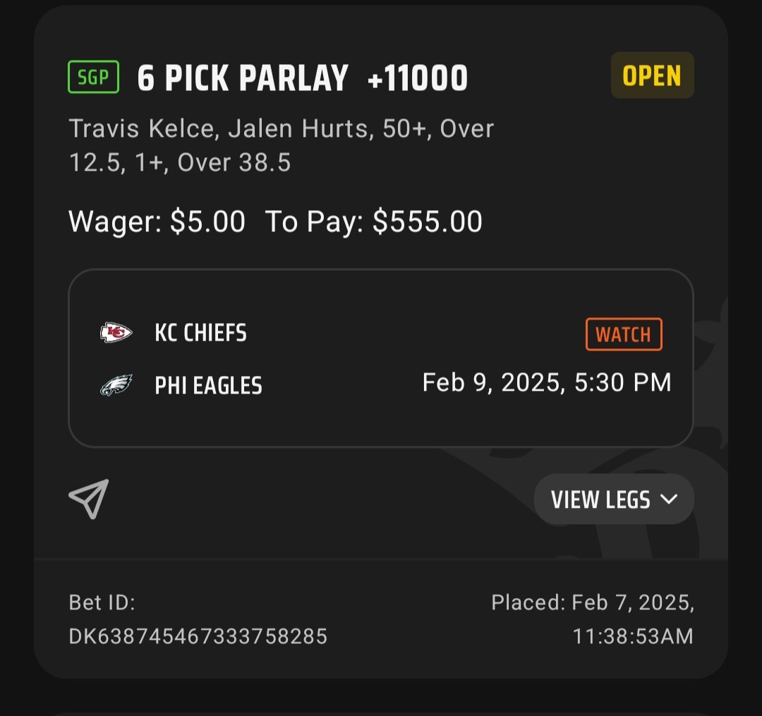 Kyle_Fairchild1's tweet photo. @DKSportsbook #LetDKCook https://t.co/3bTYQ8IwD5