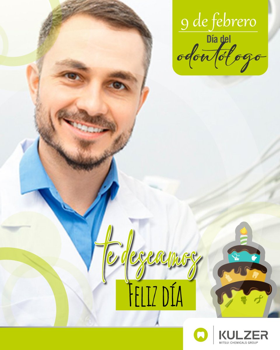 kulzermexico's tweet photo. ✨ ¡Feliz Día del Odontólogo! 🦷

#Hoy celebramos a quienes, con su dedicación, precisión y pasión, cuidan de nuestras sonrisas y transforman vidas.

Desde Kulzer, reconocemos su invaluable labor 

#DíaDelOdontólogo #DíaDelDentista #SomosKulzer #Kulzer 🦷💚 https://t.co/qjU1XA9Jm9