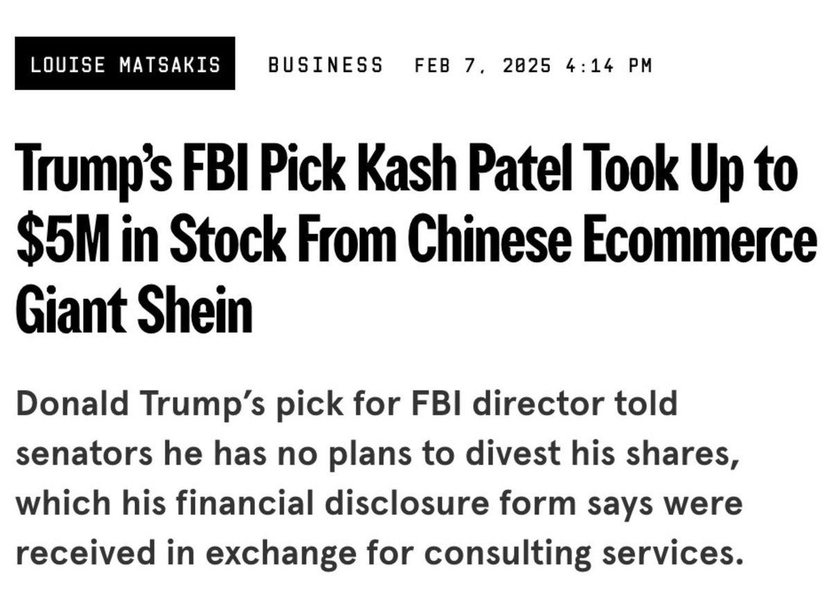 News_Politics24's tweet photo. #Kash #Patal #FBI https://t.co/fs7y7fARDD
