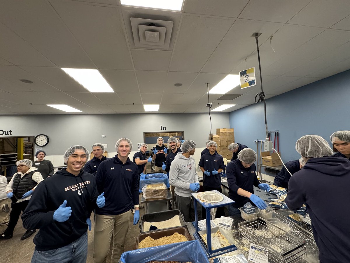 Good times last night packing meals at Feed My Starving Children. #teamfirst