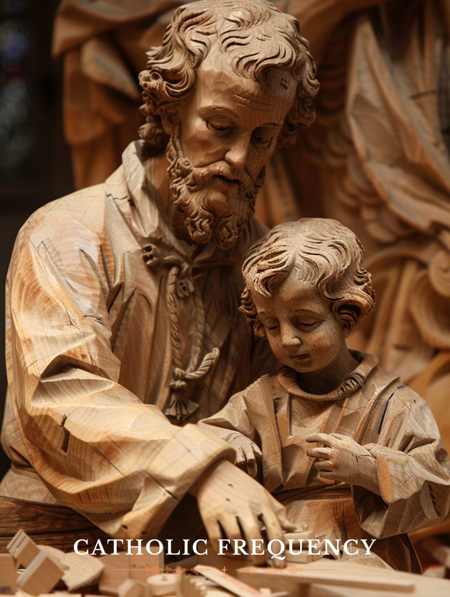 CatholicFQ's tweet image. Great fathers make a difference.  
Saint Joseph, Pillar of Families, Pray for Us!