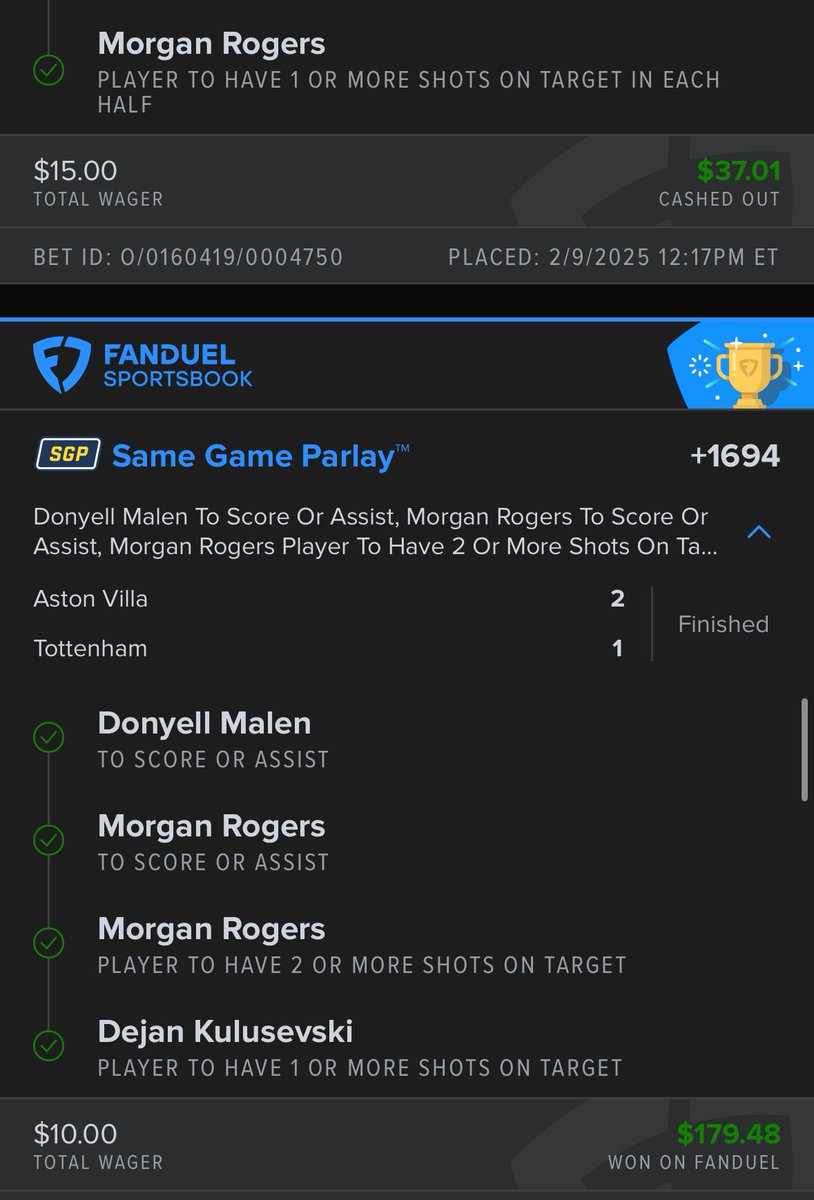 Stacking all day #soccerbets #parlay