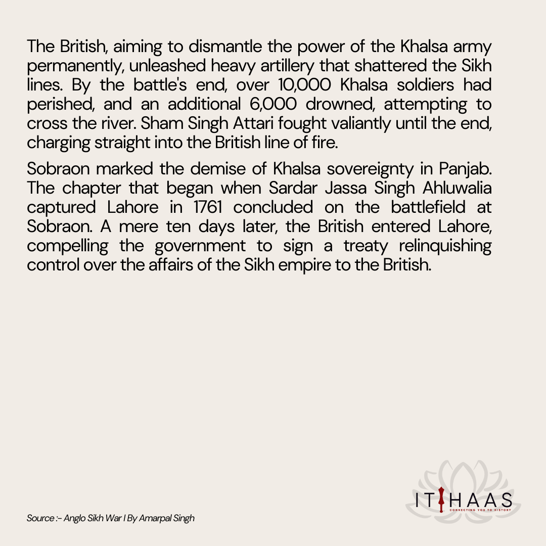 itihaas_th's tweet photo. 10th February, 1846
" TODAY IN SIKH HISTORY "
Sobraon: The Decisive Battle of the First Anglo-Sikh Wars
#TodayInHistory #India #Punjab #History #Sikhs #MaharajaDuleepSingh #TheBlackPrince #MaharaniJinda #Kohinoor #War #AngloSikhWar #AngloSikh #BritishForces #BattleofSobraon https://t.co/eh6nrjibX4