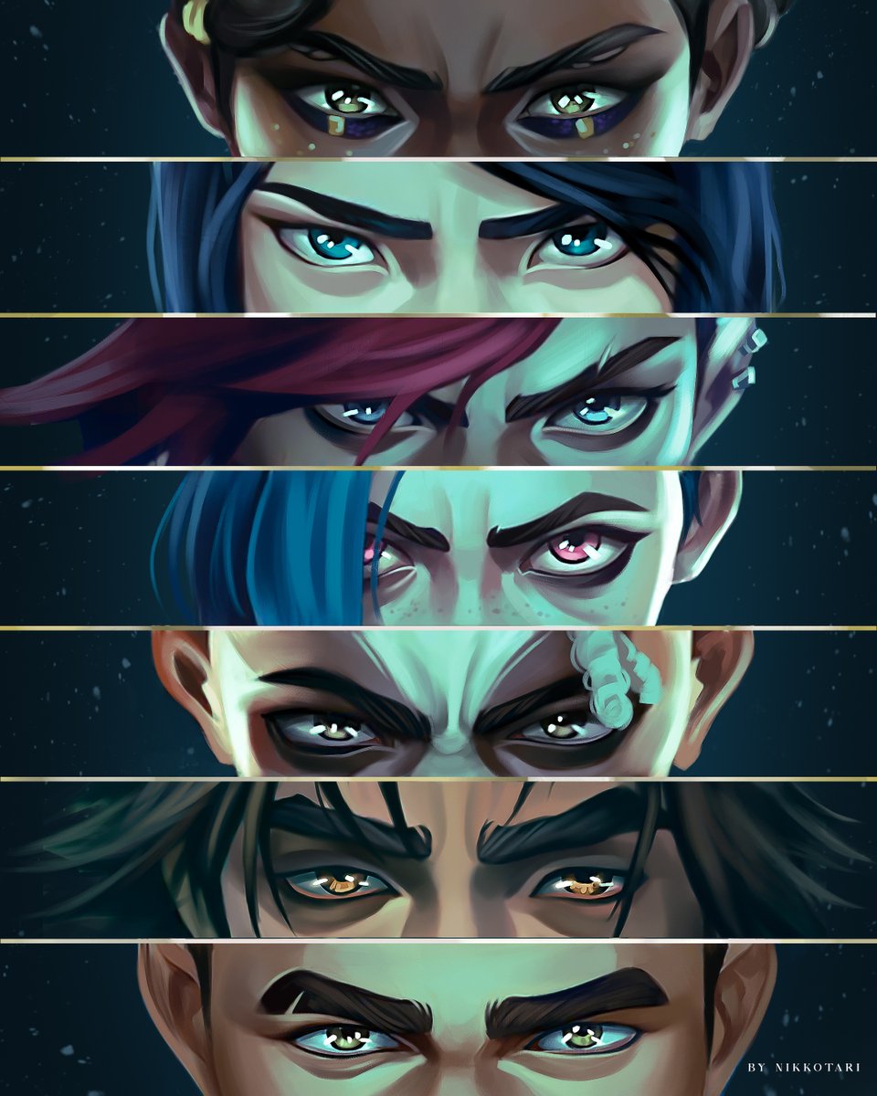 nikkotari's tweet photo. Eyes tell stories. 
#Arcane https://t.co/Lc7HCKO7Hu