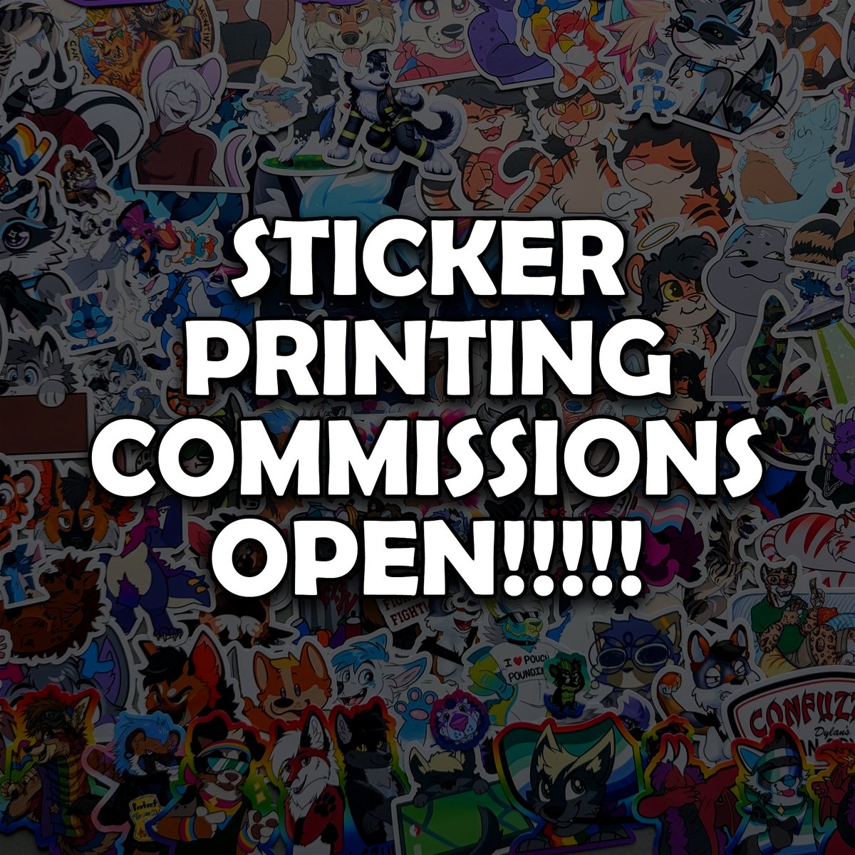 STICKER PRINTING COMMISSIONS 🎨✨

Sizes Offered 📐:
Mini (~1.1”) – 60 for $16! 💰
Medium (~2.4”) – 45 for $29! 🔥
Large (~2.9”) – 42 for $34! 🎉

📩 DM me to commission: t.me/AlpineDeerWolf