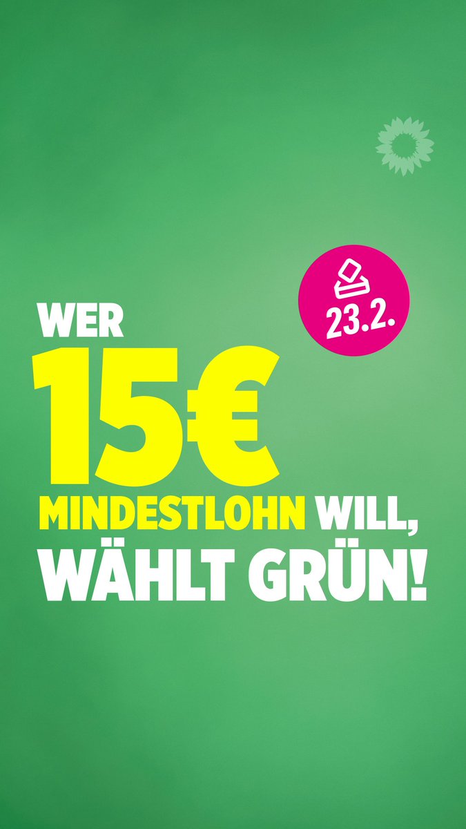 Im #TVDuell mit Scholz und Merz ging es eben um den Mindestlohn. Er muss rauf. Dafür haben wir klare Pläne.

Merz hingegen gönnt keine 15€-Mindestlohn, aber ist dabei, wenn Spitzenverdiener entlastet werden.