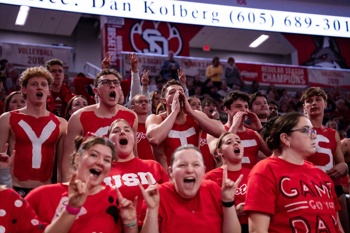 SDCoyotes's tweet photo. Grace Larkins continues to make history and @SDCoyotesMBB is surging up the standings. Join the fun! https://t.co/tBTTOcXV7T

WBB vs. UMKC (Wed-7 pm- Pink Game)
MBB vs. UMKC (Thu-7 pm- Black History Celebration)
MBB vs. SDSU (2/16-1pm- Red Out)
Senior Day Doubleheader (3/1- 1pm) https://t.co/A0x2WJp62Y