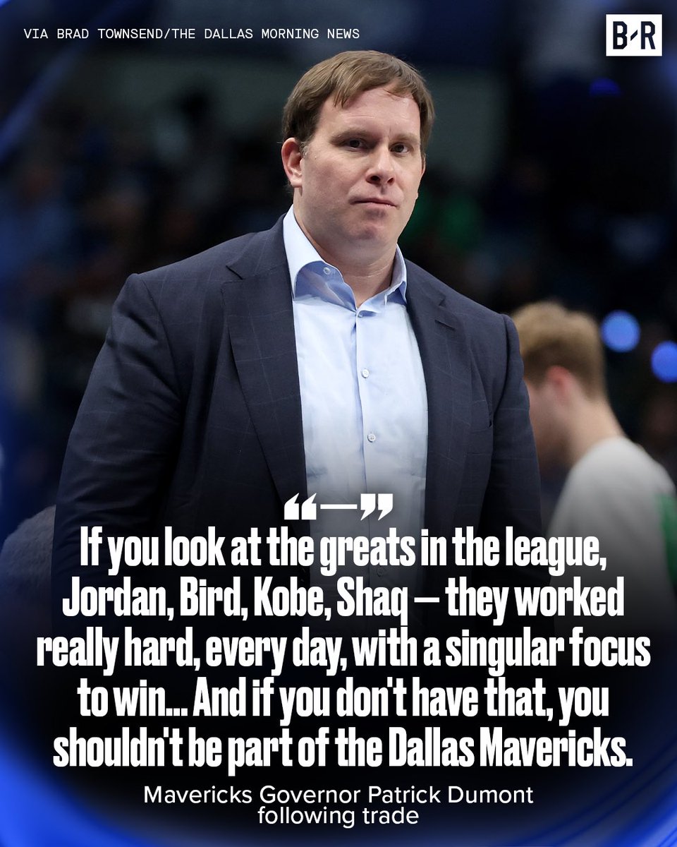 BleacherReport's tweet photo. Patrick Dumont gave his first remarks following the Mavs-Lakers trade π
(via @townbrad) https://t.co/qHNWUxhYo7