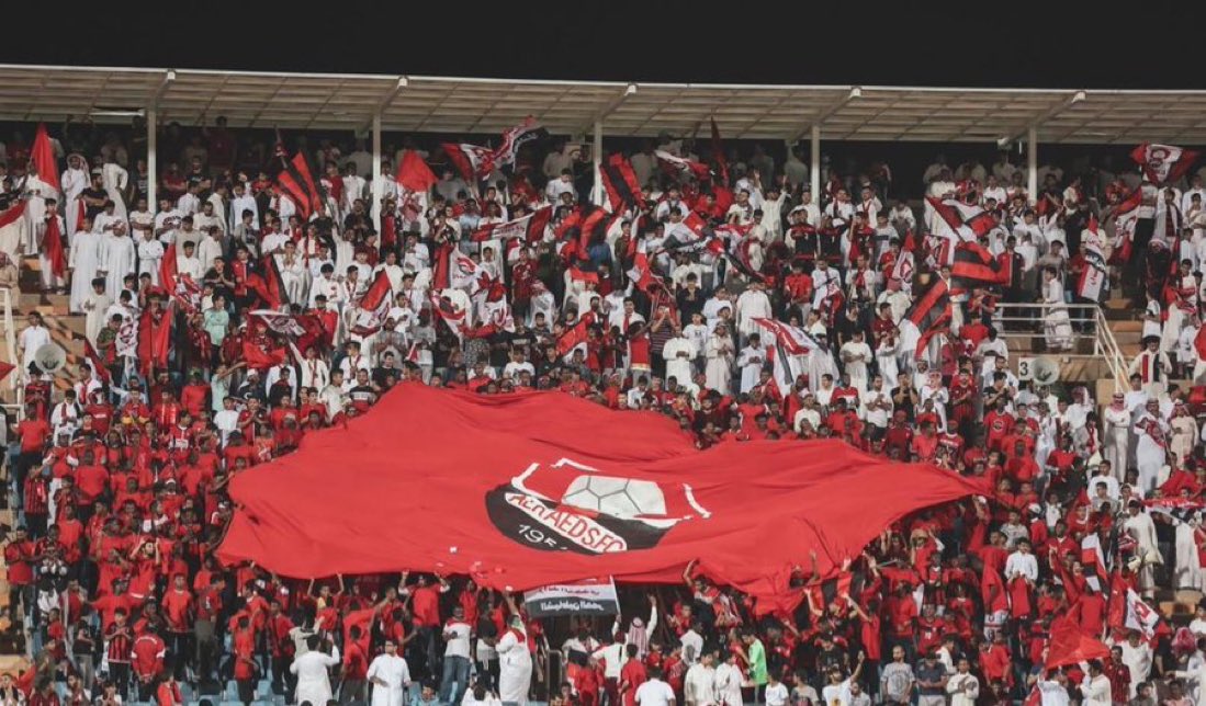 🚨 هاشتاق متداول من جمهور الرائد 🚨

جمهور الرائد يطلق هاشتاق الآن لـمطالبة الجماهير بالحضور لتمرين الفريق يوم الخميس القادم قبل لقاء الفيحاء دعمًا للفريق 👏🏻❤️🖤

 #الخميس_موعدنا_لتمرين_رايدنا