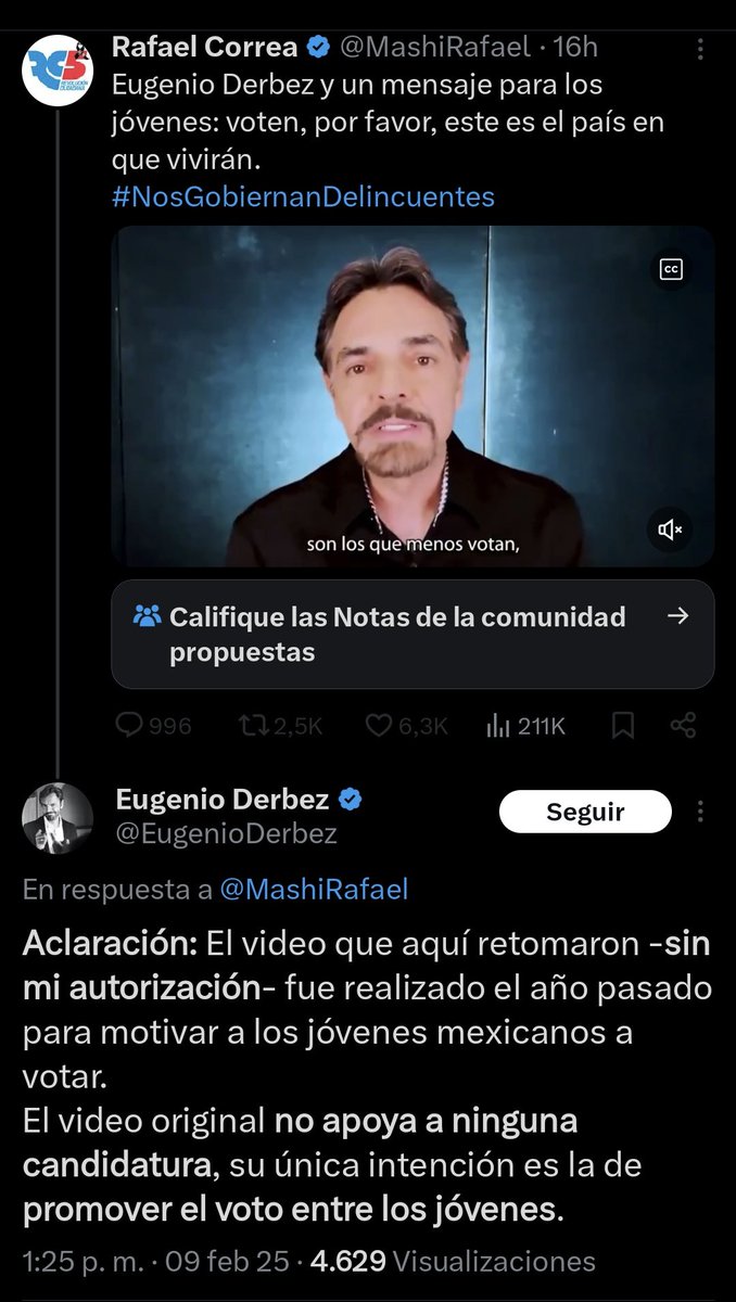 <a href="/UnaTalMaka_/">LaMaka🌹🇪🇨</a> <a href="/EugenioDerbez/">Eugenio Derbez</a> <a href="/MashiRafael/">Rafael Correa</a> <a href="/RC5Oficial/">Revolución Ciudadana</a>