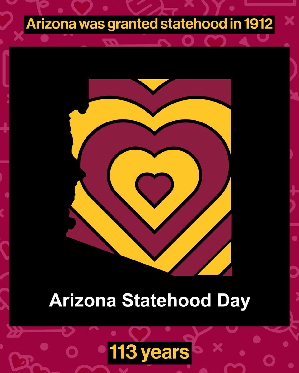 gameschoolasu's tweet photo. This Friday, Feb 14: Celebrate Valentine’s Day, Arizona Statehood, and Get Ready for Graduation at the ASU Grad Fair! 🎓🌵💖
@ASUHIDA @ASU_Alumni
Grad Fair details: https://t.co/hL2CGZlA1h
#ASUGradFair #AZStatehood #ValentinesDay https://t.co/Q338TkO9vX