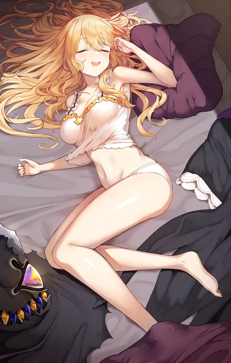 TimeOfKnowledge's tweet image. Where&apos;s the elite adventurer? 

Sleeping like a log, on a messy bed, in a random Tavern inn.. 

Gosh, she&apos;s sleeping so soundly ~