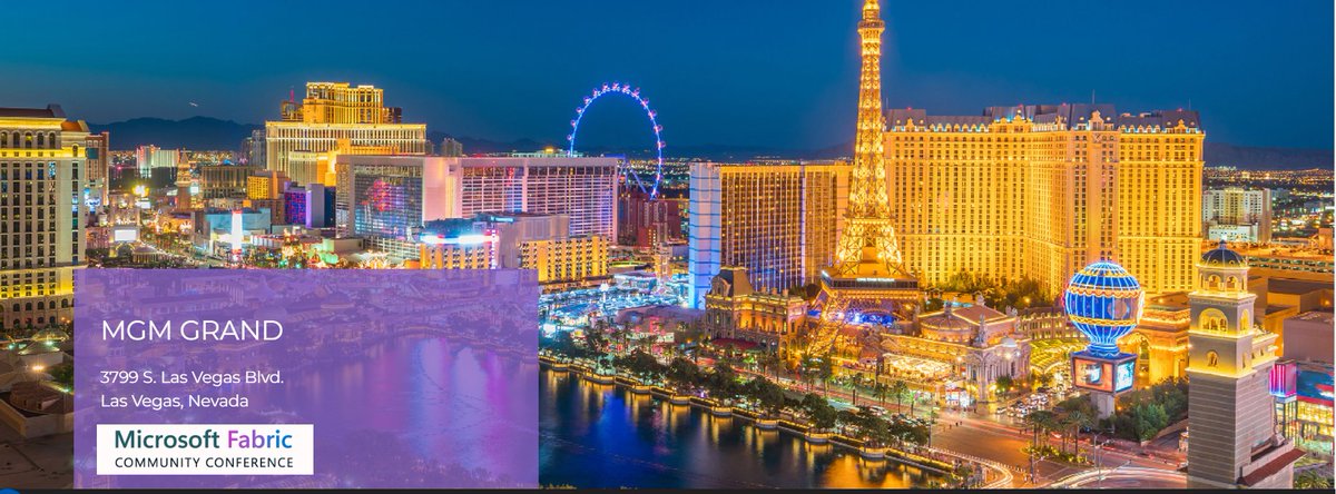 nicolasnakasone's tweet image. Entre el 31 de Marzo y 2 de Abril se realizara el Microsoft Fabric Community Conference en el MGM GRAND de Las Vegas Para registrate al evento puede hacerlo en este enlace fabricconf.com/#!/register?oc… y usando el codigo NAKASONE200 obtienes $200 de descuento. #AzureDataCommunity