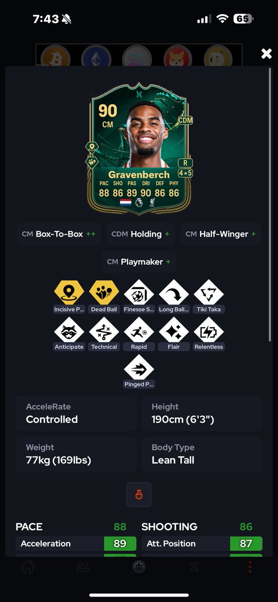 Somnuts_'s tweet photo. @FUTBIN Lacking some defensive playstyles but you barely feel it https://t.co/PSTXVli0zD