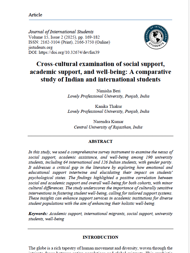 New article published