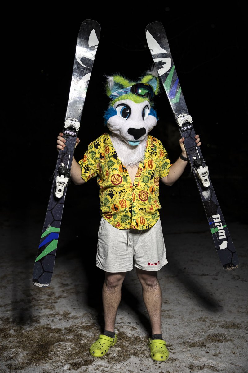 Can’t have furski without our wonderful chair(lift) Techno!

🐾: <a href="/TechnoAurora_/">Camp Counselor Techno</a> 
📸:  me

#furski #furskiwi #skiing #ski #fursuit #fursuiting #furryconvention #furrycon #furcon <a href="/FurskiWI/">Furski</a>