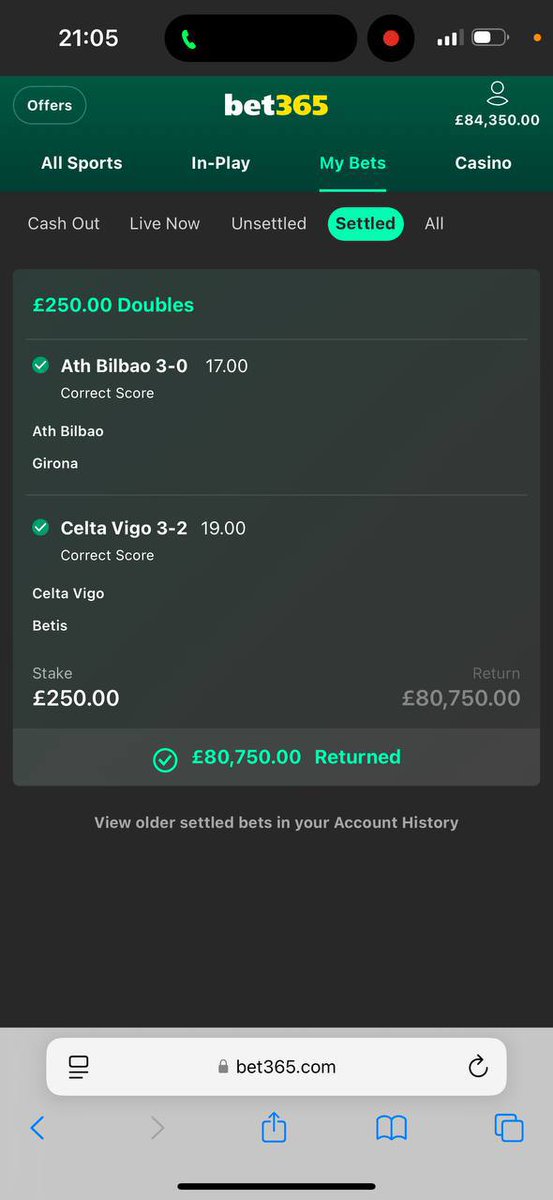 £250 Successfully Returned £80,750🏆.
Fixed Tips/Free Tips posted in my telegram channel, link in my bio
