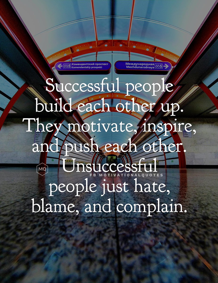 motivational's tweet image. Successful people