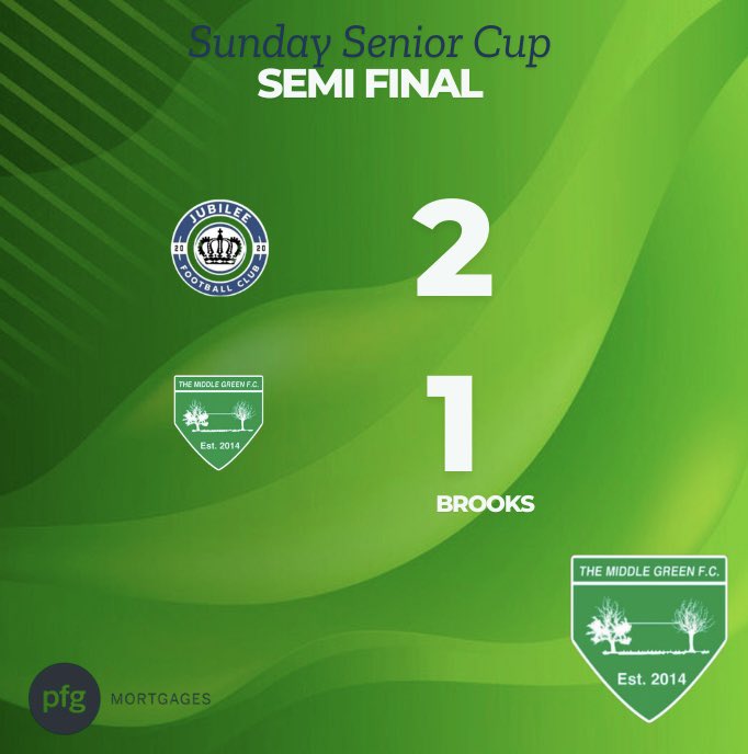 The Middle Green FC (@themiddlegreen) on Twitter photo A tough one to take this morning as we crash out of the Senior cup to <a href="/jubilee_F_C/">Jubilee FC</a>
A competitive game with very fine margins A tough one to take this morning as we crash out of the Senior cup to <a href="/jubilee_F_C/">Jubilee FC</a>
A competitive game with very fine margins
