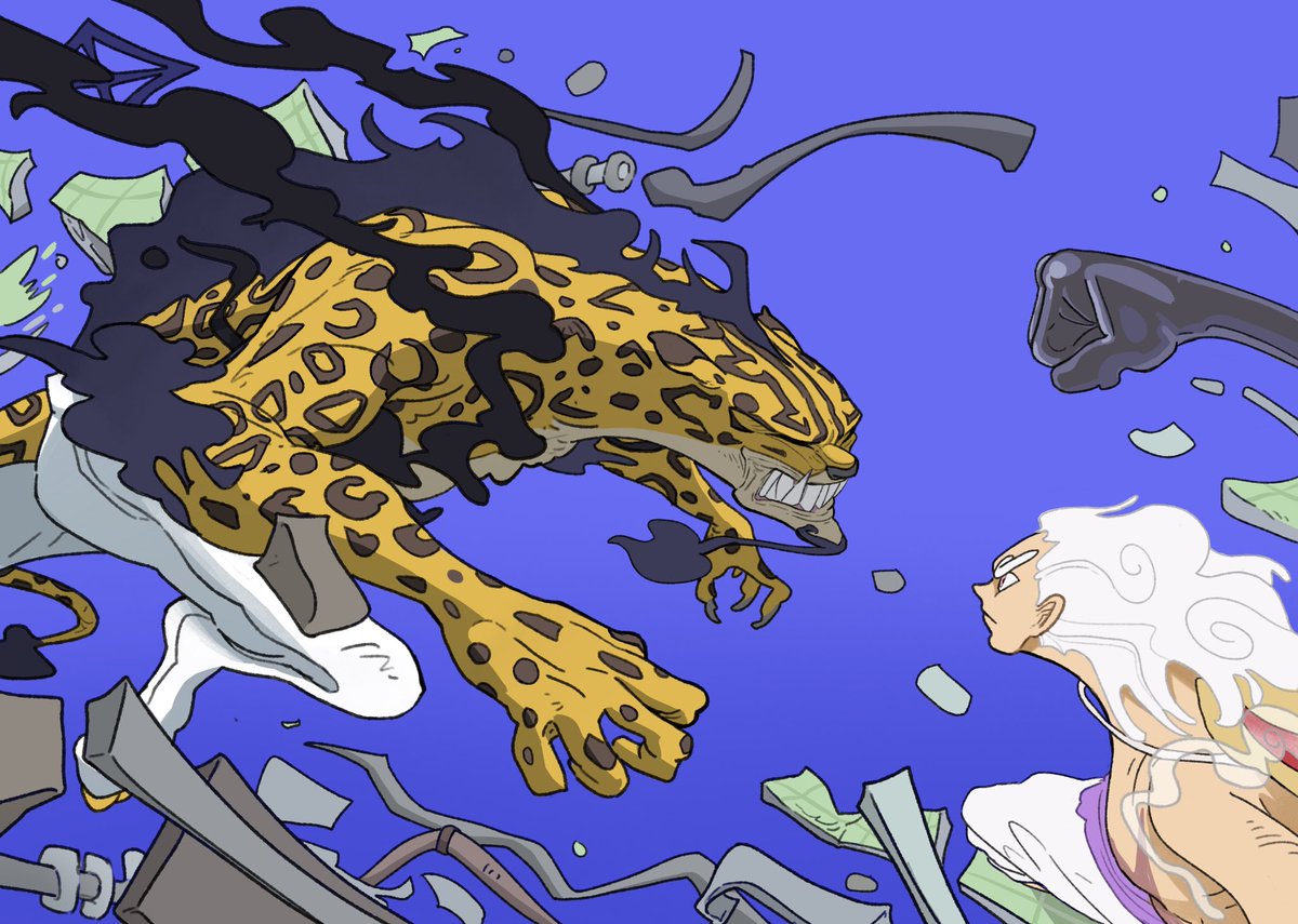 Rob lucci vs Luffy Gear 5

#ONEPIECE #ilustration