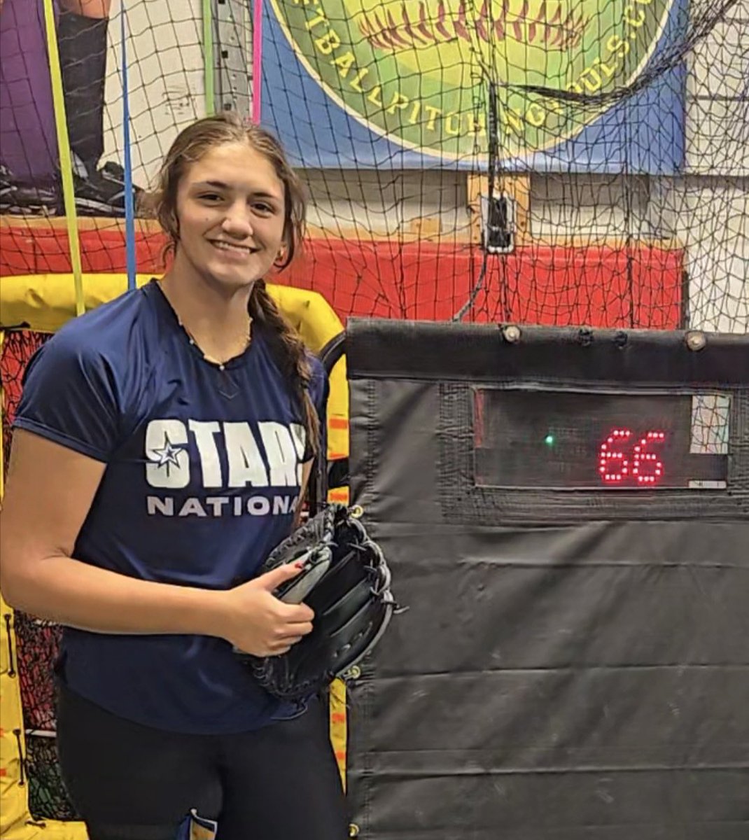 Had a great lesson with <a href="/ritalynngilman/">Rita Lynn Gilman</a>. Focused on drop ball mechanics and at the end we clocked speed and I hit a new PR of 66! Feeling motivated !!! <a href="/starsnationalfp/">Stars Organization</a> <a href="/StarsNat18U/">Stars National Coleman 18U</a> <a href="/_coachrachel/">Rachel Coleman</a> <a href="/CompleteGame/">Rob Crews</a> <a href="/ExtraInningSB/">EXTRA INNING SOFTBALL</a> <a href="/LineDsoftball/">Line Drive Media</a>