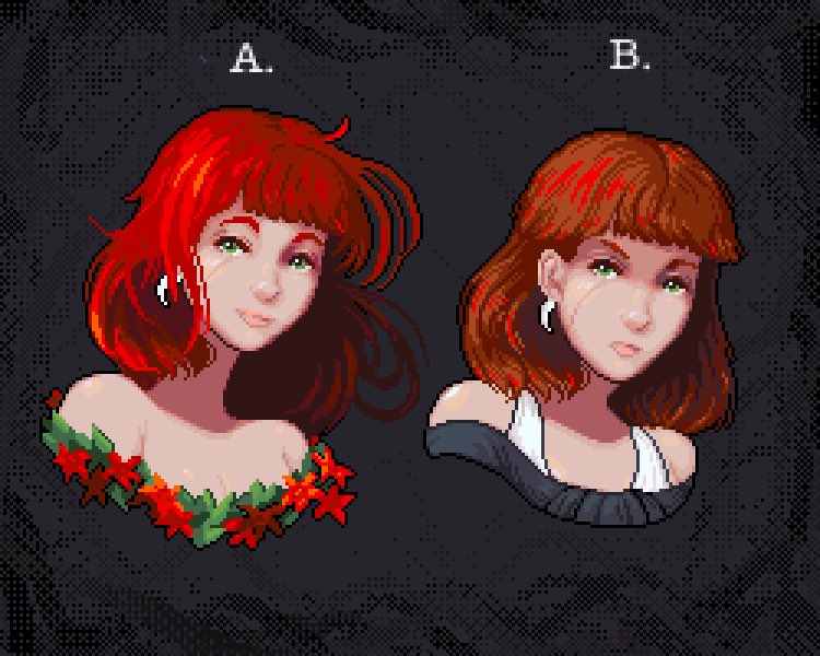 Ok everyone, which style is better, A or B? #pixelart