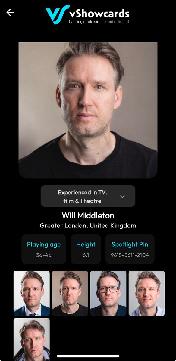 I’m a proud member of <a href="/vshowcards/">vShowcards.com</a> 

Check out their new APP!

And my updated profile below ⬇️

vshowcards.com/profile/Will-M…

#casting #actors #producers #directors #theatre #tv #film #drama #comedy #stage #agencies #showreels #Movies