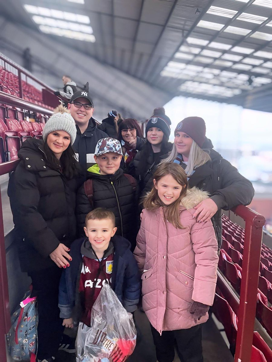 claireglover21's tweet photo. Family fun night at Villa Park #UTV 💜💙 https://t.co/HiX57H14HH
