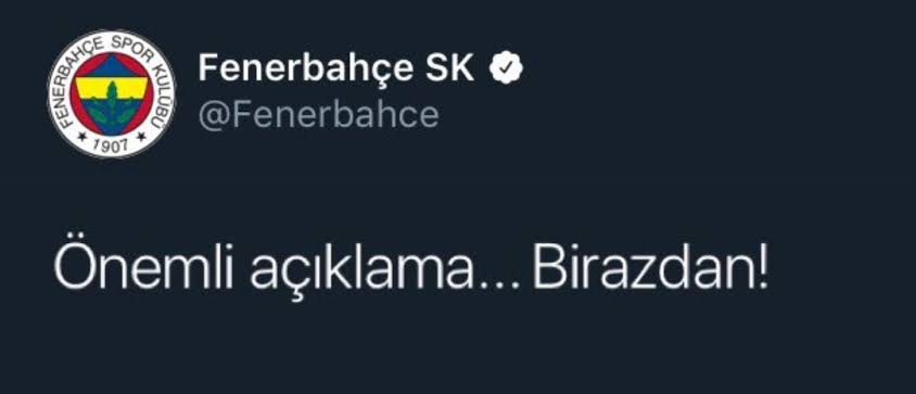 Bunun arkasına FBden de açıklama gelmesi lazım, yoksa algı tam olmaz. 😂 #GSvADS