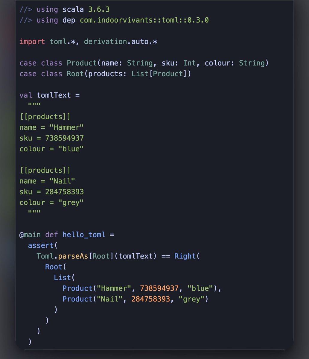 toml-scala v0.3.0 is out: now with Scala 3 derivation!

Contributed by <a href="/by110416/">110416</a> 

github.com/indoorvivants/…