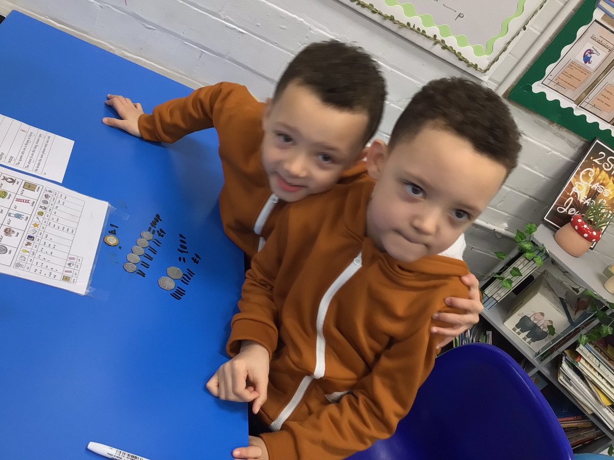 In maths 2SP have been learning about all the different ways we can make £1. Look at how confident we were in showing all the variations. <a href="/AbbeyMead_Maths/">Abbey Mead Maths</a> <a href="/AbbeyMead_TMET/">Abbey Mead Primary Academy</a>