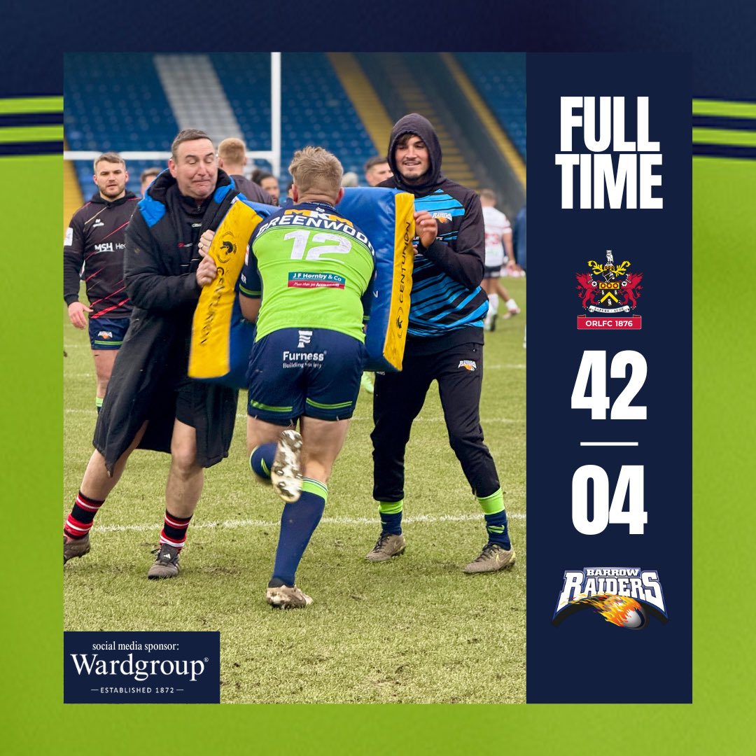BarrowRaiders's tweet photo. 𝙁𝙐𝙇𝙇-𝙏𝙄𝙈𝙀 | Raiders’ Challenge Cup journey comes to an end. https://t.co/5IIKT7Vo1X