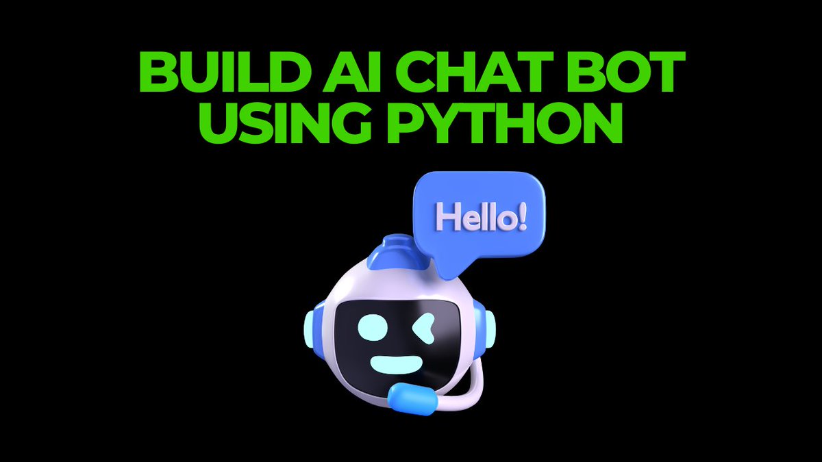 allinpython's tweet image. How to Create AI Chatbot Using Python allinpython.com/how-to-create-…