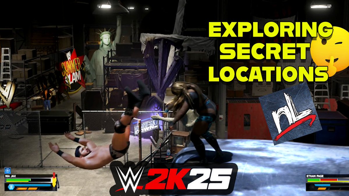 LugeMania's tweet photo. Exploring SECRET locations in WWE2K25 NEW Backstage Brawl Area with @newLEGACYinc (WWE Archive Warehouse) https://t.co/gXYdzBtmgs
@WWEGAMES #WWE2K25 #WWE2KPartner https://t.co/yWbPvhssXq