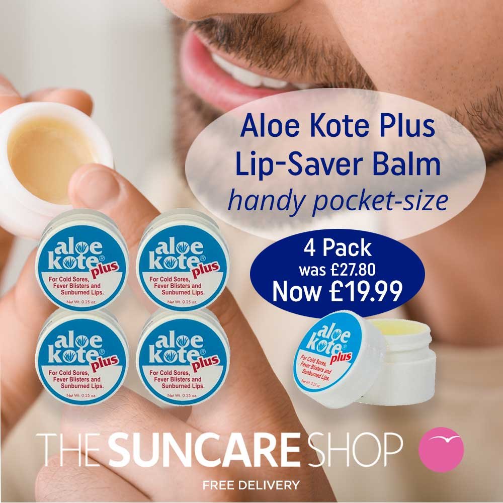 TheSuncareShop's tweet photo. 😀 Massive saving on Aloe Kote Plus Lip-Saver Balm - 4 pack - now only £19.99

https://t.co/8PTALmSggg

#lipbalm #lip #moisturise #aloe #aloevera #aloekote https://t.co/2aiDPEw5ML
