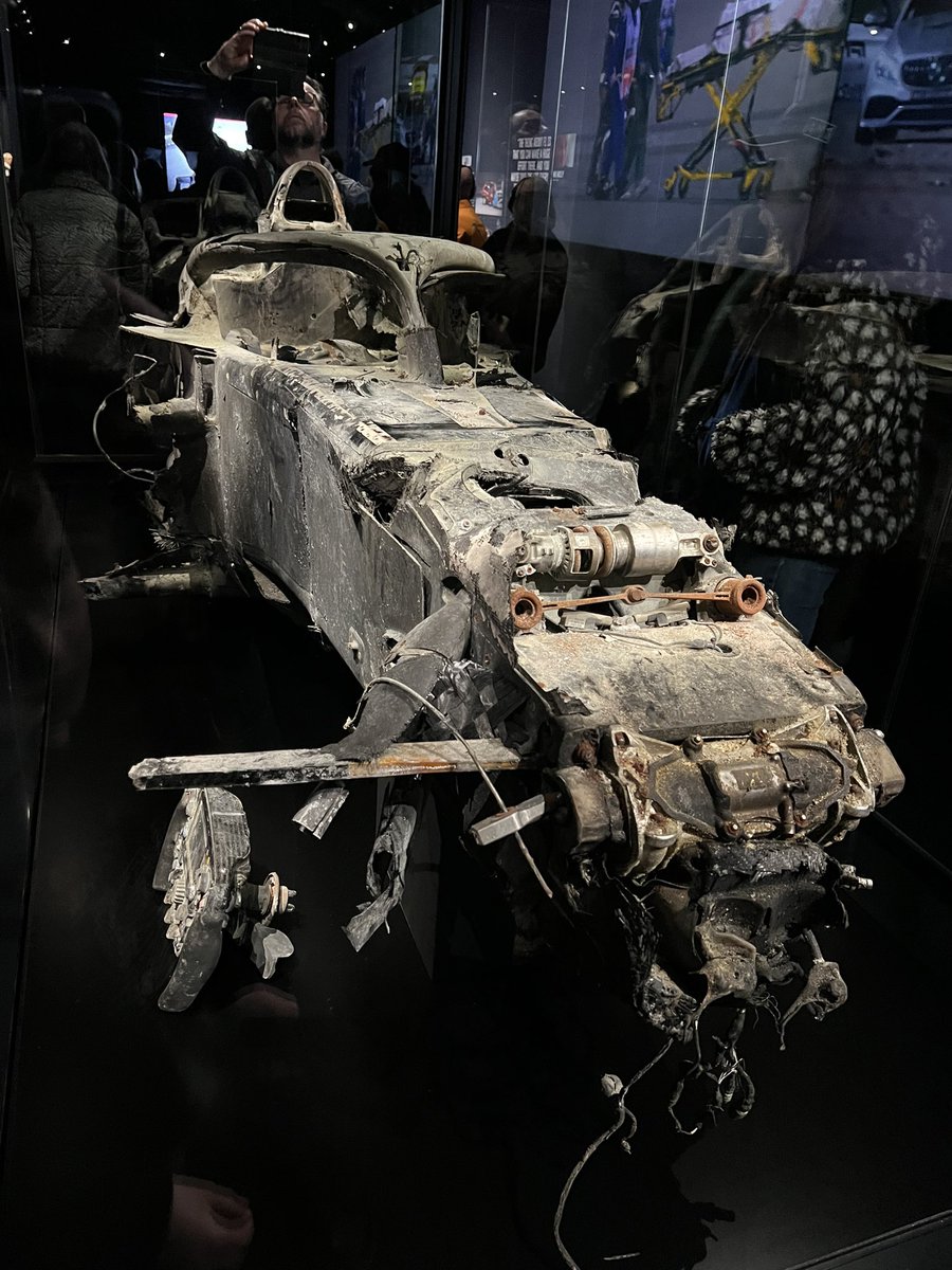 JonathanWoodhe2's tweet photo. The impressive #F1Exhibition @ExCeLLondon only on for a few more weeks. Great to see Enzo Ferrari’s creation (Ferrari 156) & the wreck of Grosjean’s car from 2020. F1 has come a long way! #F1TrackLegends #Formula1 #Ferrari https://t.co/DM5Y3Jh5WG