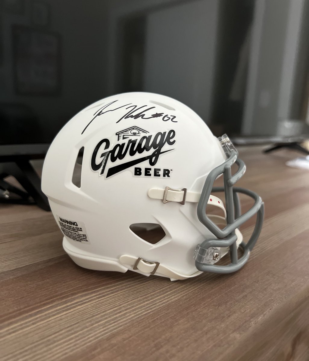 Garage Beer (@drinkgaragebeer) on Twitter photo Let’s get this party started. Got (4) of these mini helmets signed by <a href="/JasonKelce/">Jason Kelce</a>. We’ll give away one during each quarter of the game. RT for a chance to win. Let’s get this party started. Got (4) of these mini helmets signed by <a href="/JasonKelce/">Jason Kelce</a>. We’ll give away one during each quarter of the game. RT for a chance to win.