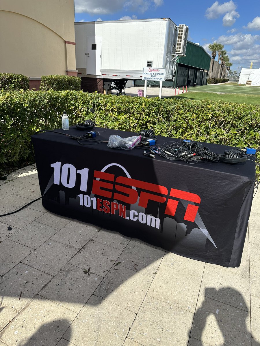 TMA will be live from #STLCards Spring Training all week on <a href="/101espn/">101 ESPN St. Louis</a> presented by <a href="/CARSTARAutoBody/">CARSTAR Auto Body</a> and <a href="/Sumner_One/">SumnerOne</a>. 

Watch the show all week at YouTube.com/TMASTL. 

Join <a href="/tmckernan/">Tim McKernan</a>, <a href="/DougVaughn_KMOV/">Doug Vaughn</a>, <a href="/martinkilcoyne2/">Martin Kilcoyne</a>, and <a href="/Jackson_Burkett/">Jackson Burkett</a> from 7 am to 11 am on 101 ESPN.
