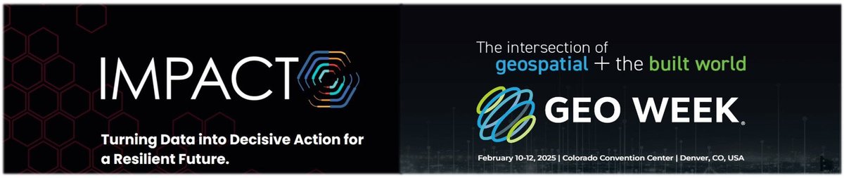 🌍 Excited for Geo Week 2025! Join us at booth 507 to see how our IMPACT Platform leverages Remote Sensing, Geospatial, &amp; Data Science to enhance disaster management.  🚀 #GeoWeek2025
hubs.la/Q035VNTL0