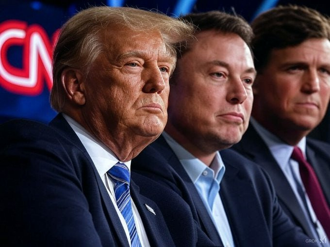 🚨 BREAKING: If Donald Trump and Elon Musk buy CNN and turn it into a truth-focused news channel with Tucker Carlson as the main host,  WOULD YOU WATCH THE NEW CNN?  YES or NO?