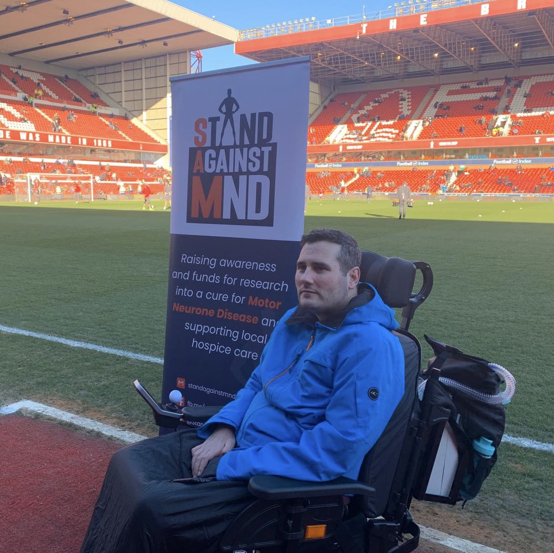 We have lost our friend, Sam.

Despite this desperately sad news, we take spirit from how Sam lived his final years since his MND diagnosis; his <a href="/StandAgainstMND/">Stand Against MND</a> campaign and his incredible fundraising efforts.

Sam will continue to inspire us because of his unwavering courage.