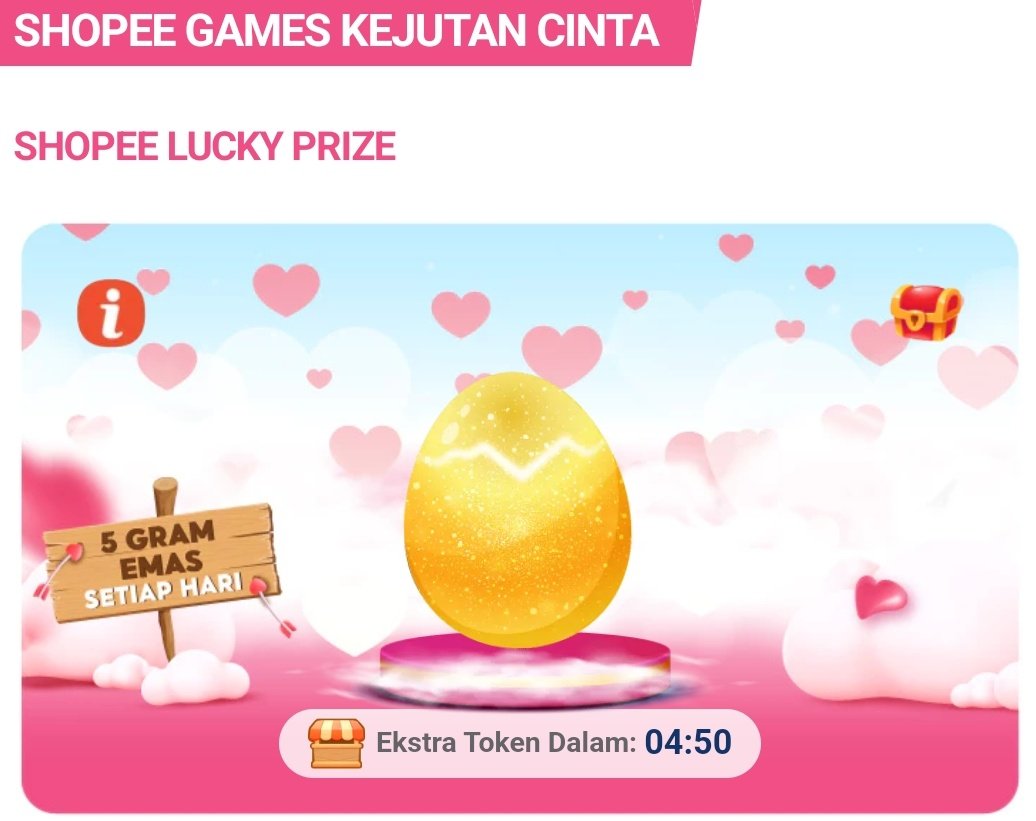 📌 Jangan lupa iseng iseng berhadiah

Shopee Lucky Prize
Dapatkan koin shopee 👇🏻
s.shopee.co.id/2VcfnEascQ