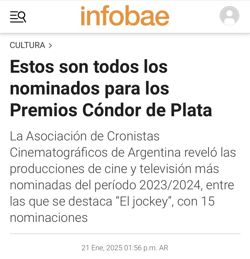 PQEViernes's tweet photo. La vidita nominada a los premios Cóndor de Plata como mejor canción original para serie o película 🦅💫 💥 https://t.co/9rrCNlgK1c