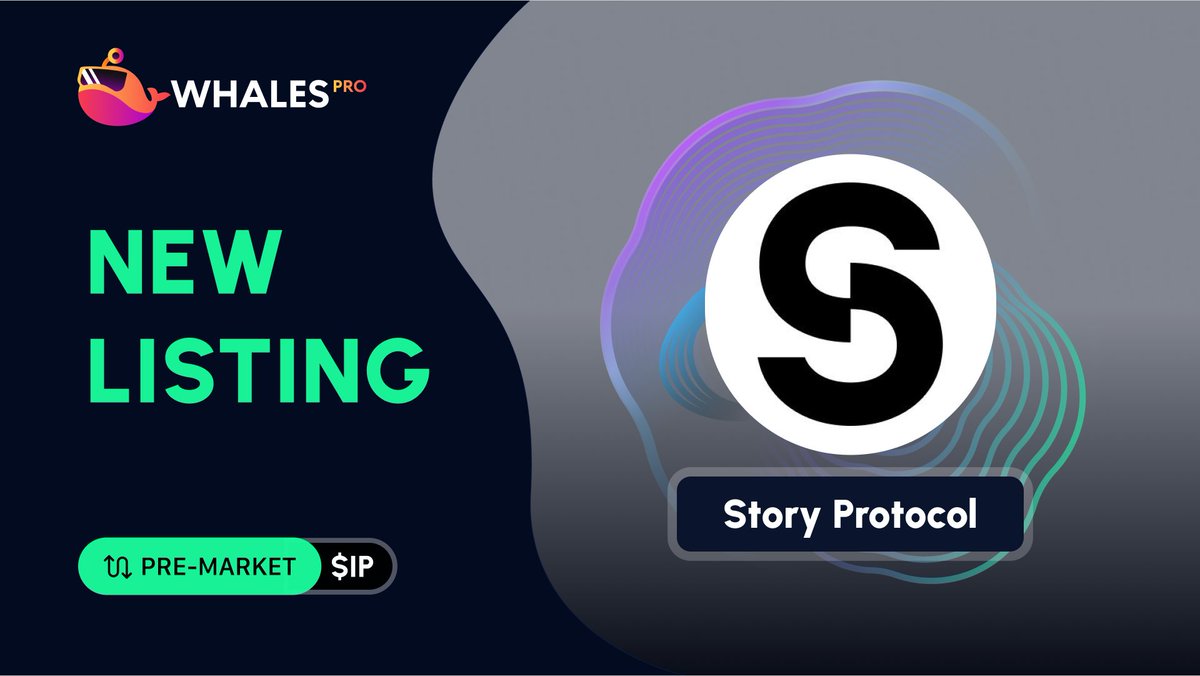 Pre-Market Listings: <a href="/StoryProtocol/">Story (꧁IP꧂)</a> (꧁IP꧂)

The Pre-Market will launch on Ethereum and settle on the Story Network.

Trade your allocations now on Whales Market: pro.whales.market/pre/Ethereum/IP
