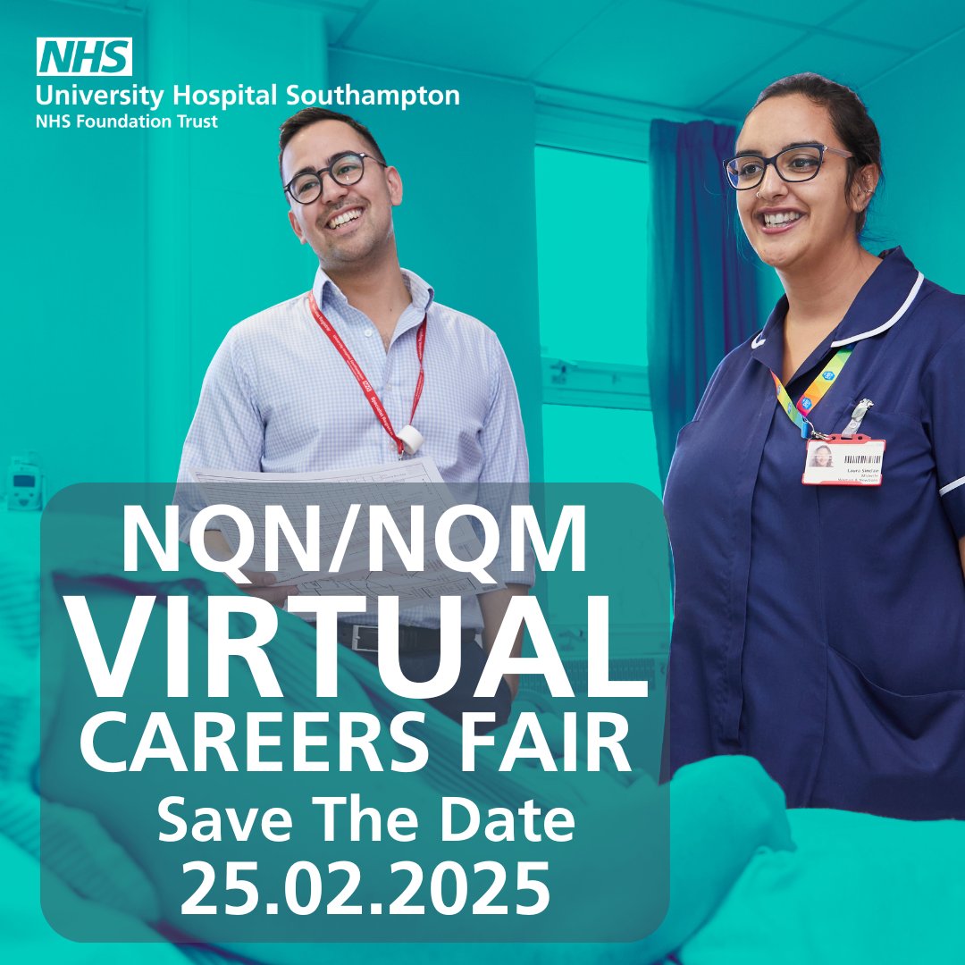 👩‍⚕️ Newly Qualified Nurse or Midwife? Thinking about your next step?

Join our free virtual event on Feb 25th (9 AM - 2:30 PM) 🌟

💡 Preceptorship, training &amp; career pathways
🤝 Meet our team &amp; ask your questions

📅 Register now! 🔗 bit.ly/3Ecbmhd 

#WeAreUHS #NHSJobs