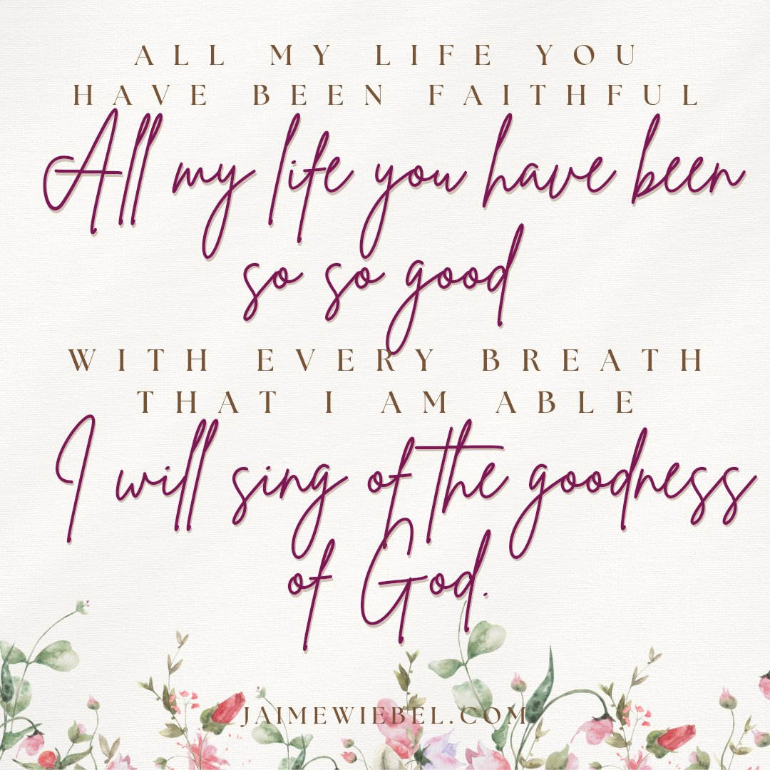 God is so so good. I pray that you will see His goodness in your life. Even in the little details, I hope that you can see how He is in pursuit of you! #seekGod and His blessings