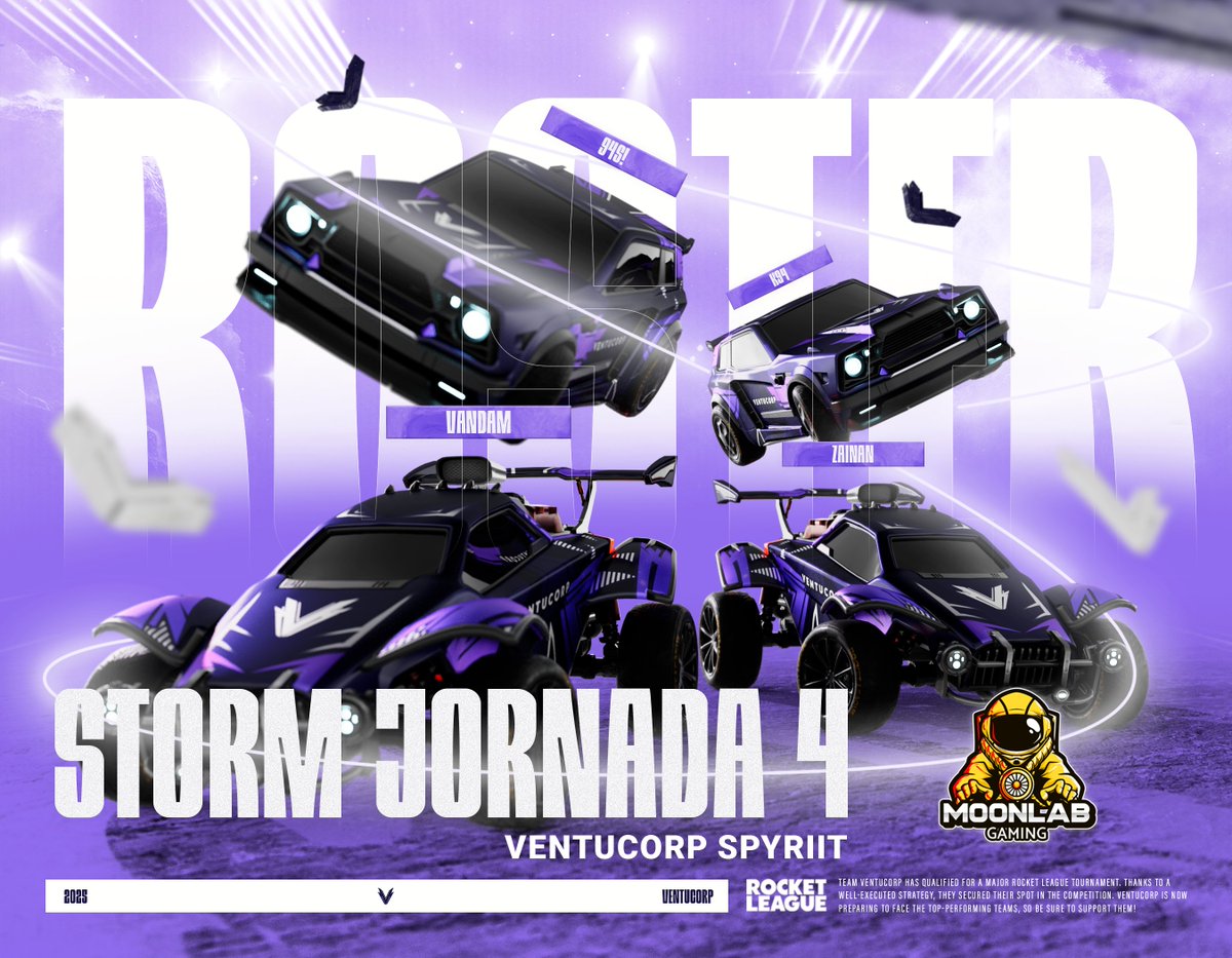 VentuCorp eSports (@ventucorp) on Twitter photo #RocketLeague | #MatchDay
¡3,2,1 GOOO!🚦🏎️
🟣twitch.tv/ventucorp
🏆| J4 @CRLELEAGUE
🆚| VC Spyriit vs <a href="/lastfivestars/">Last Five Stars</a>
🆚| VC eSports vs #RosePCAT
⏰| 19:00
🏆| J4 <a href="/StormleagueESP/">Storm_League_rl</a>
🆚| VC Spyriit vs <a href="/MoonLabGaming/">MoonLab Gaming</a>
⏰| 20:00
#VentuCorpForever • #CRLEVentuCorp #RocketLeague | #MatchDay
¡3,2,1 GOOO!🚦🏎️
🟣twitch.tv/ventucorp
🏆| J4 @CRLELEAGUE
🆚| VC Spyriit vs <a href="/lastfivestars/">Last Five Stars</a>
🆚| VC eSports vs #RosePCAT
⏰| 19:00
🏆| J4 <a href="/StormleagueESP/">Storm_League_rl</a>
🆚| VC Spyriit vs <a href="/MoonLabGaming/">MoonLab Gaming</a>
⏰| 20:00
#VentuCorpForever • #CRLEVentuCorp