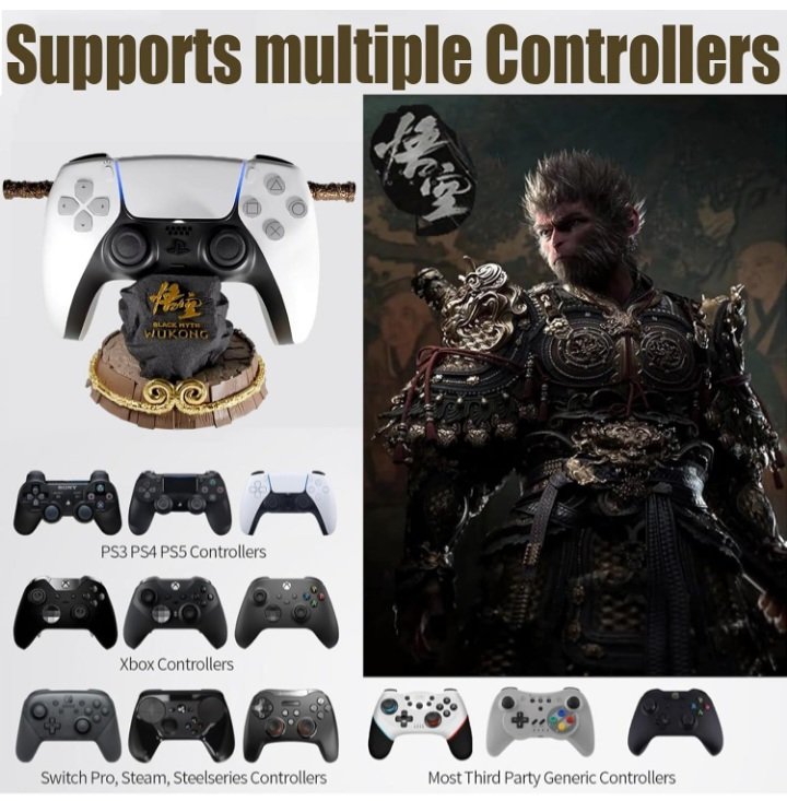 sephiroth19851's tweet image. Black Myth Wukong Controller Holder. I love it! 😁

It can support multiple Controller on 4th picture.

#BlackMythWukong #ControllerHolder
