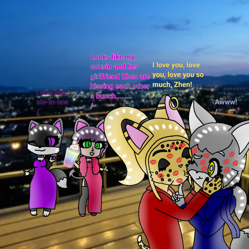 ScenieCabbie's tweet photo. Evening PurrloinVerse reunion ๐บ๐๐ฆ๐ฐ๐ฃ๐ฆ๐โจ๐๐๐๐๐ค๐ค๐๐ฉถ๐ฉต๐๐ง๐๐
(Gift for @ArthurzinTGoat/@ArthurzinTGoat2)
#Purrloin #Hana #ElaineCorso #Zhen #ArtTrade #DigitalArt #BillieBustUp #KungFuPanda #Pokรจmon #Gijinkas #Purrloinverse #ComicArt #AnimeArt #CartoonArt #Yuri #Fam https://t.co/hXqp08ecpo